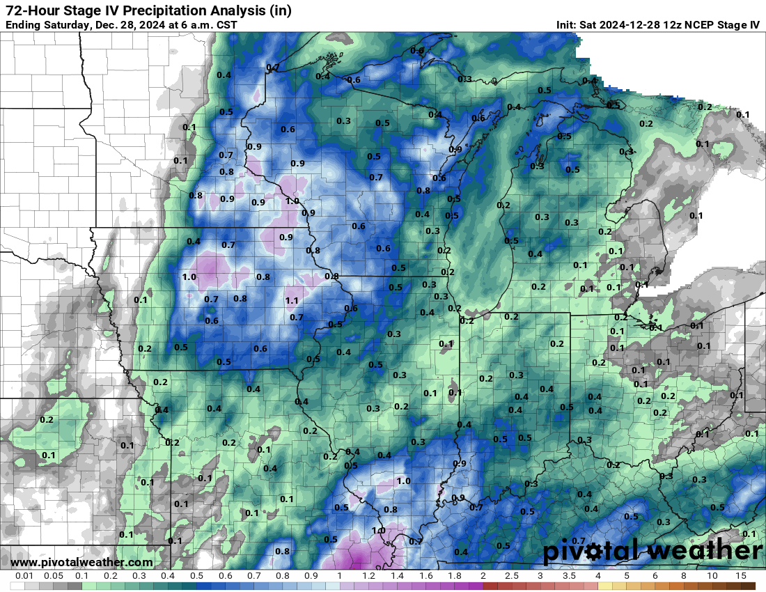 Observed Precipitation — Pivotal Weather