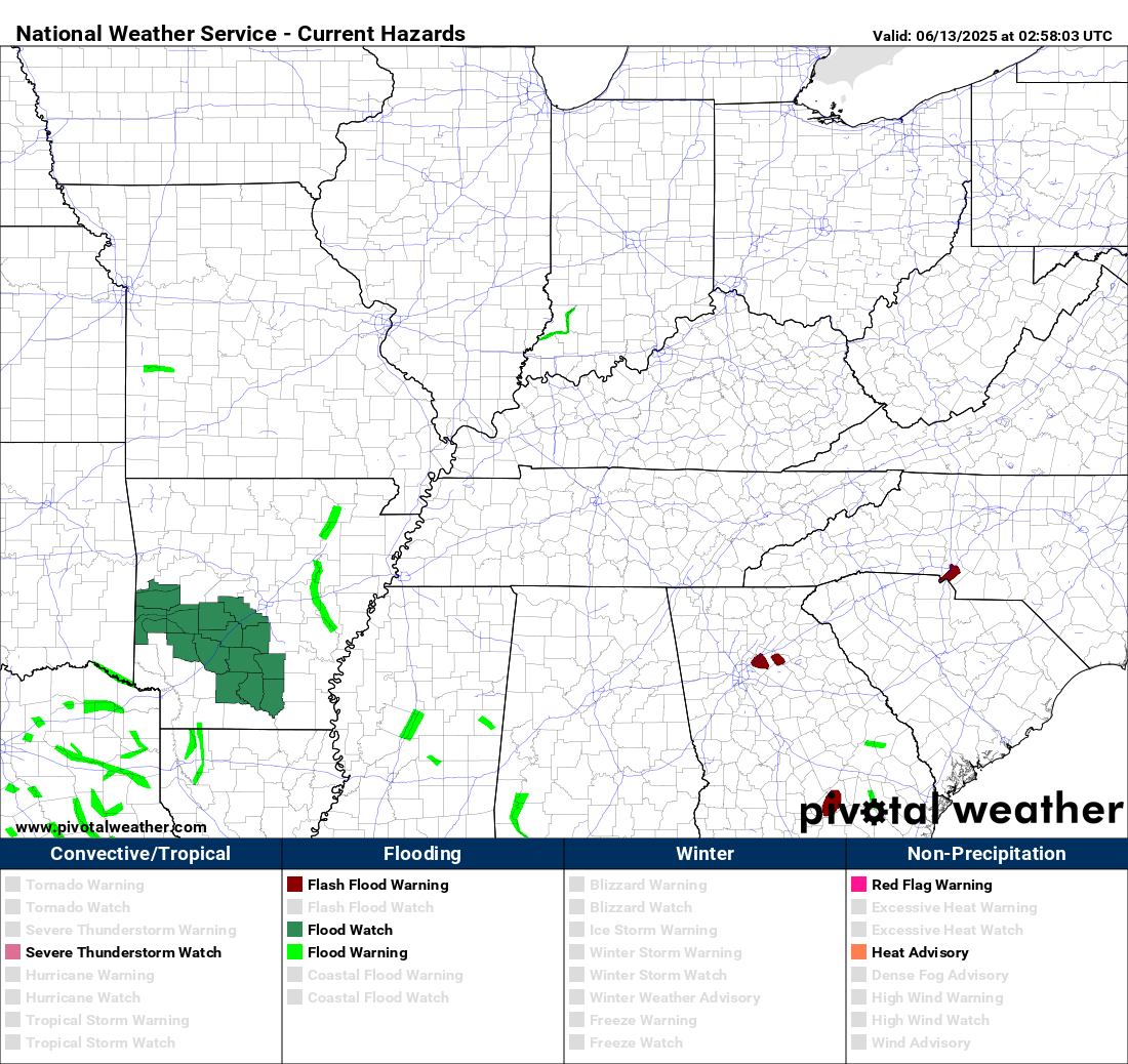 NWS Hazards — Pivotal Weather